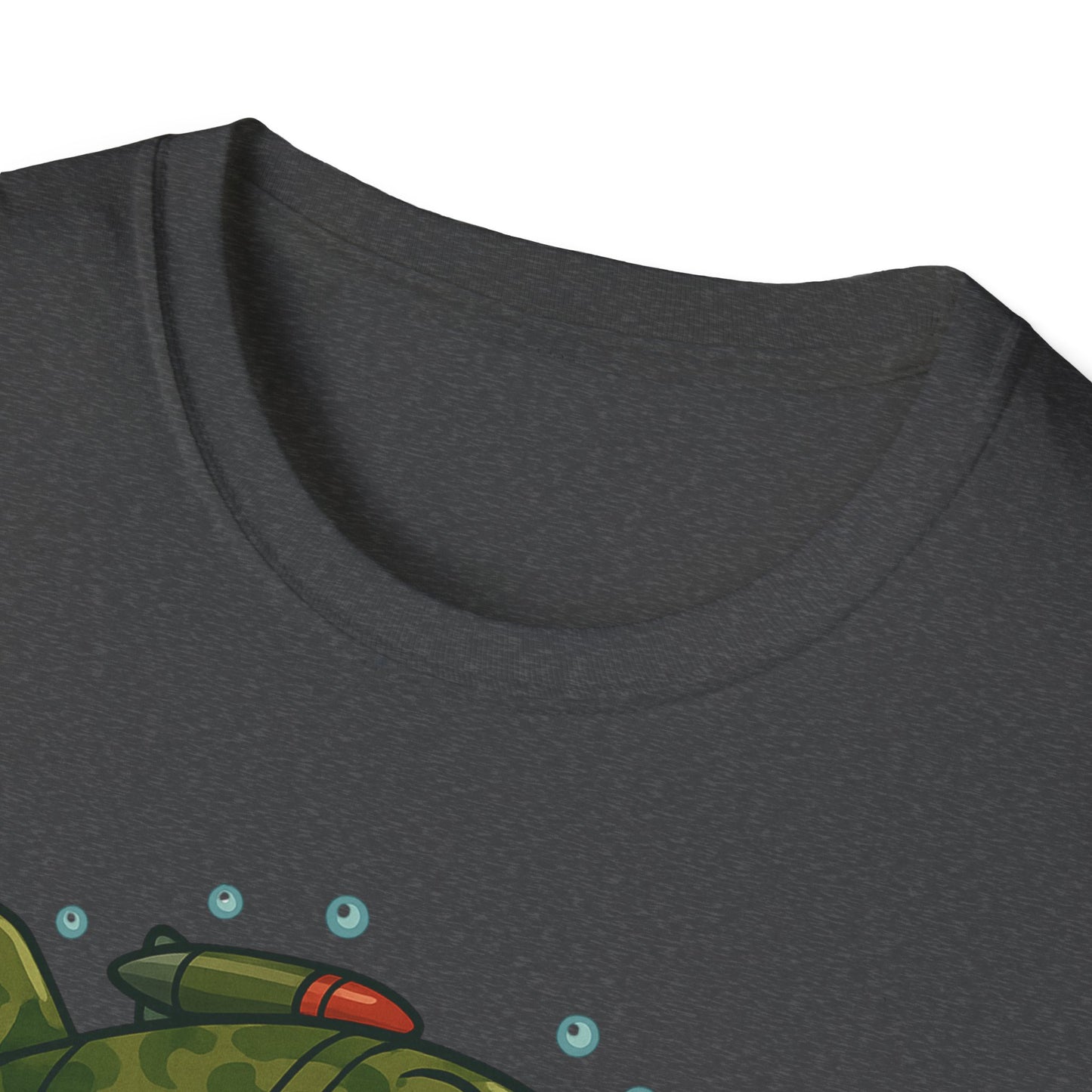 Cranky Warplane Lure vs. Bass Tee – Vintage Fighter Fishing Design