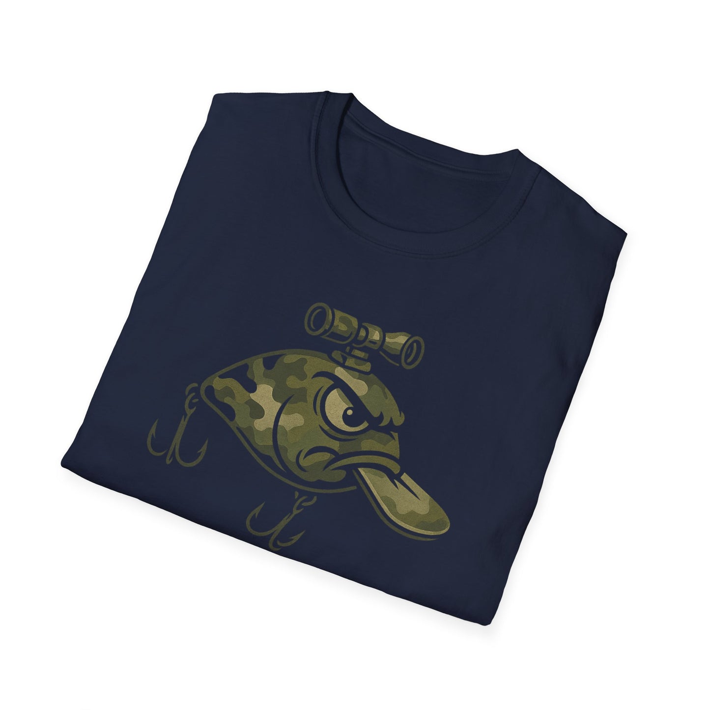 CRANKY Sniper Camo Crankbait Fishing Tee – Tactical Scope Edition