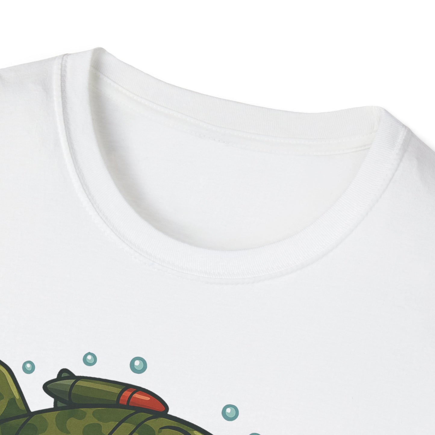 Cranky Warplane Lure vs. Bass Tee – Vintage Fighter Fishing Design
