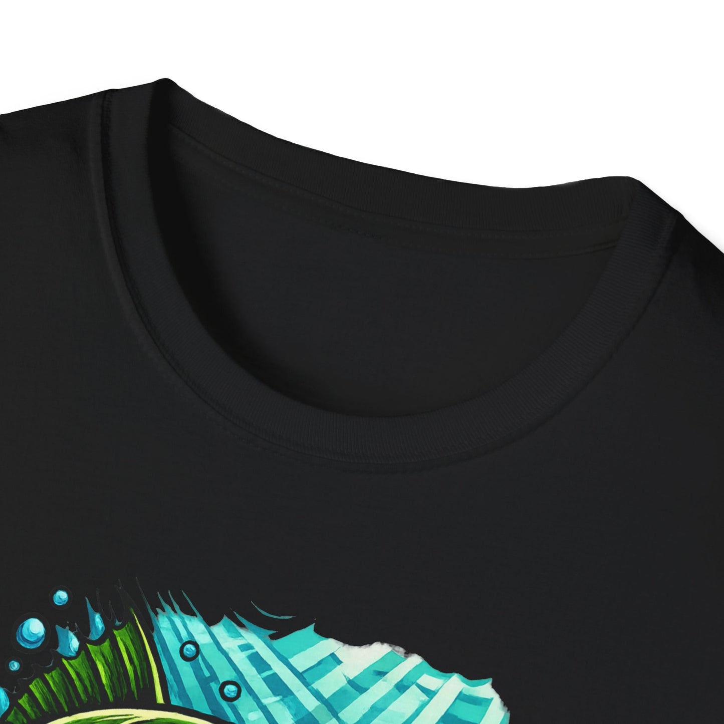 Hooked Fury – Vivid Underwater Bass Strike Fishing Shirt - Glidebait fishing