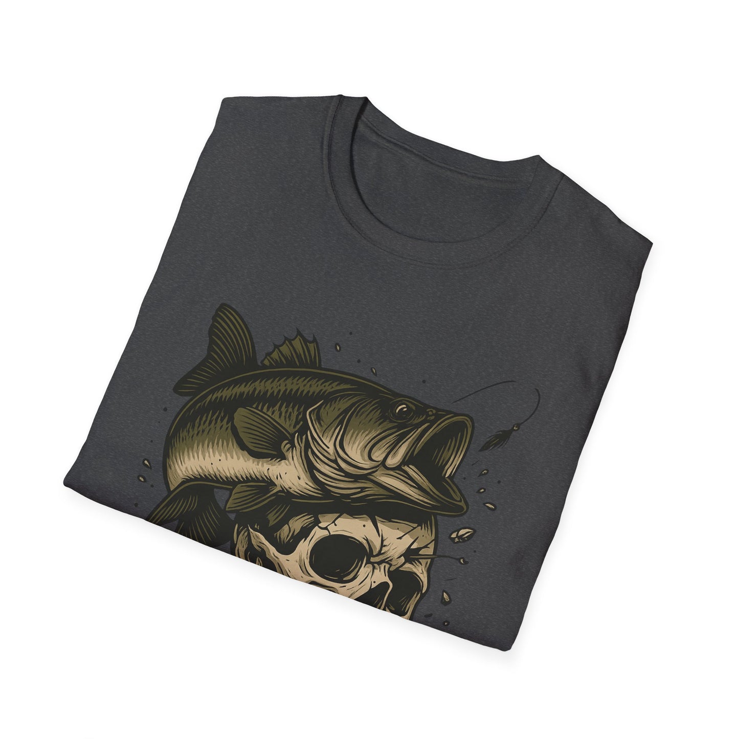 Bass to the Bone – Skull and Largemouth Fusion Fishing Shirt