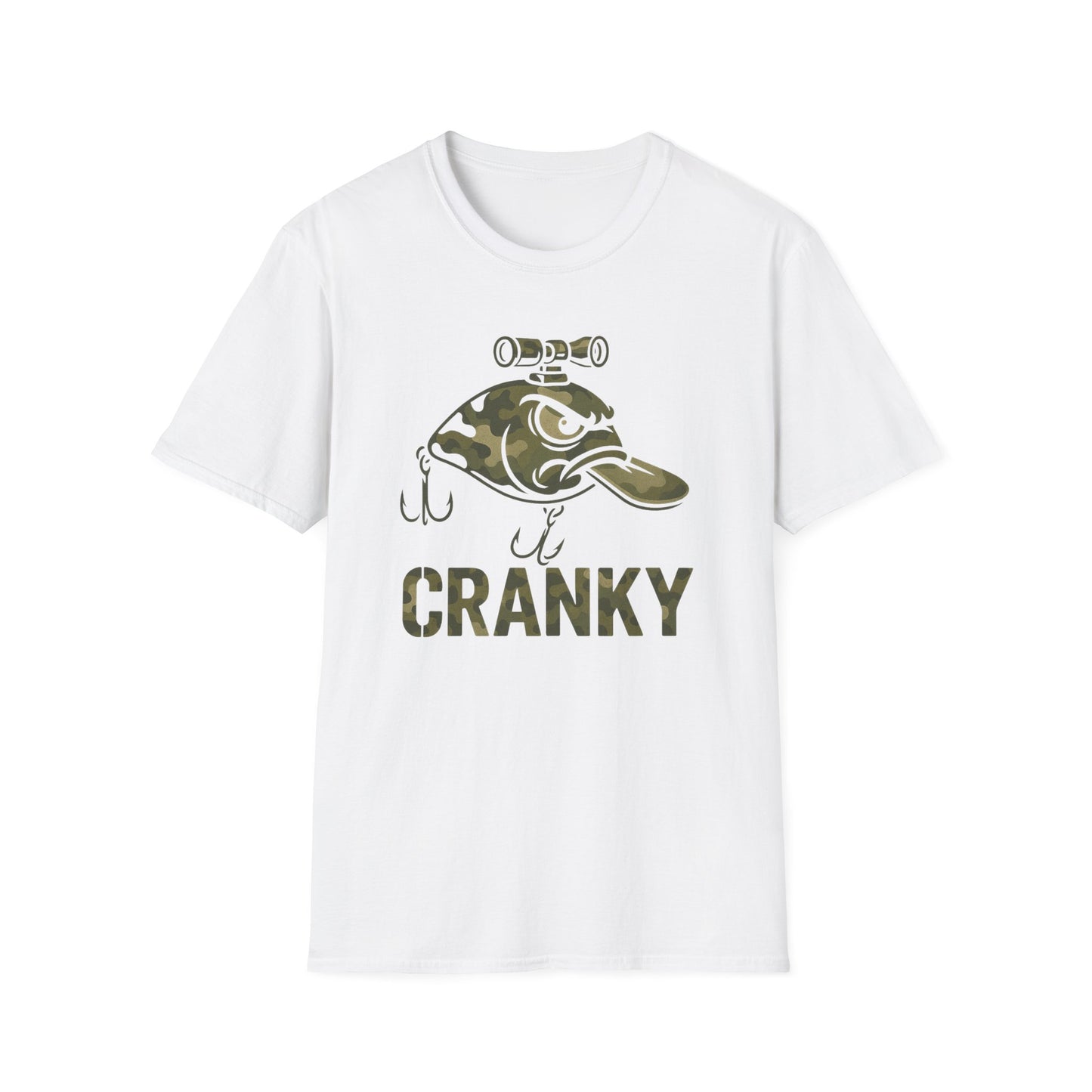 CRANKY Sniper Camo Crankbait Fishing Tee – Tactical Scope Edition