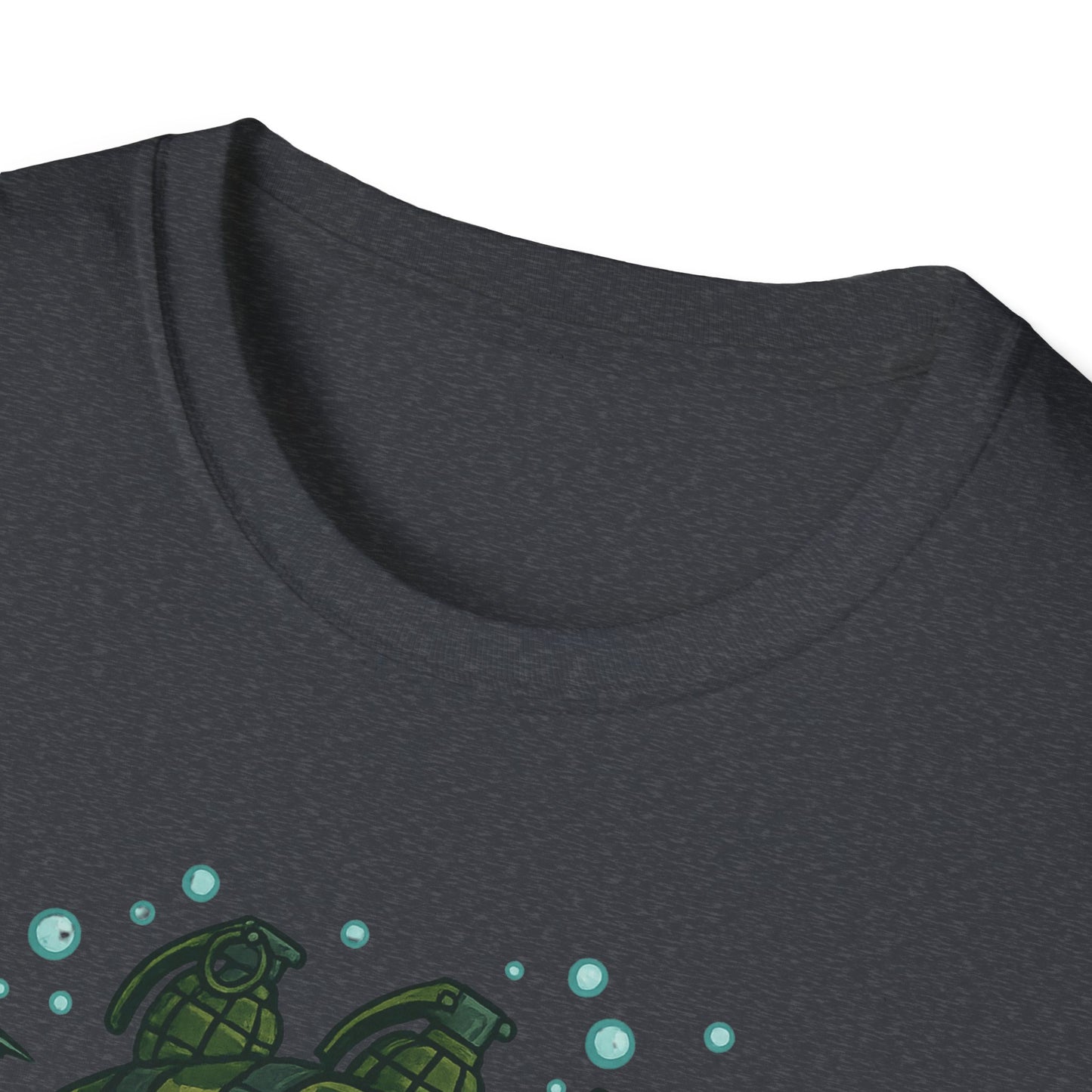 Cranky Grenade Lure Ambush Tee – Tactical Bass Fishing Cartoon Shirt