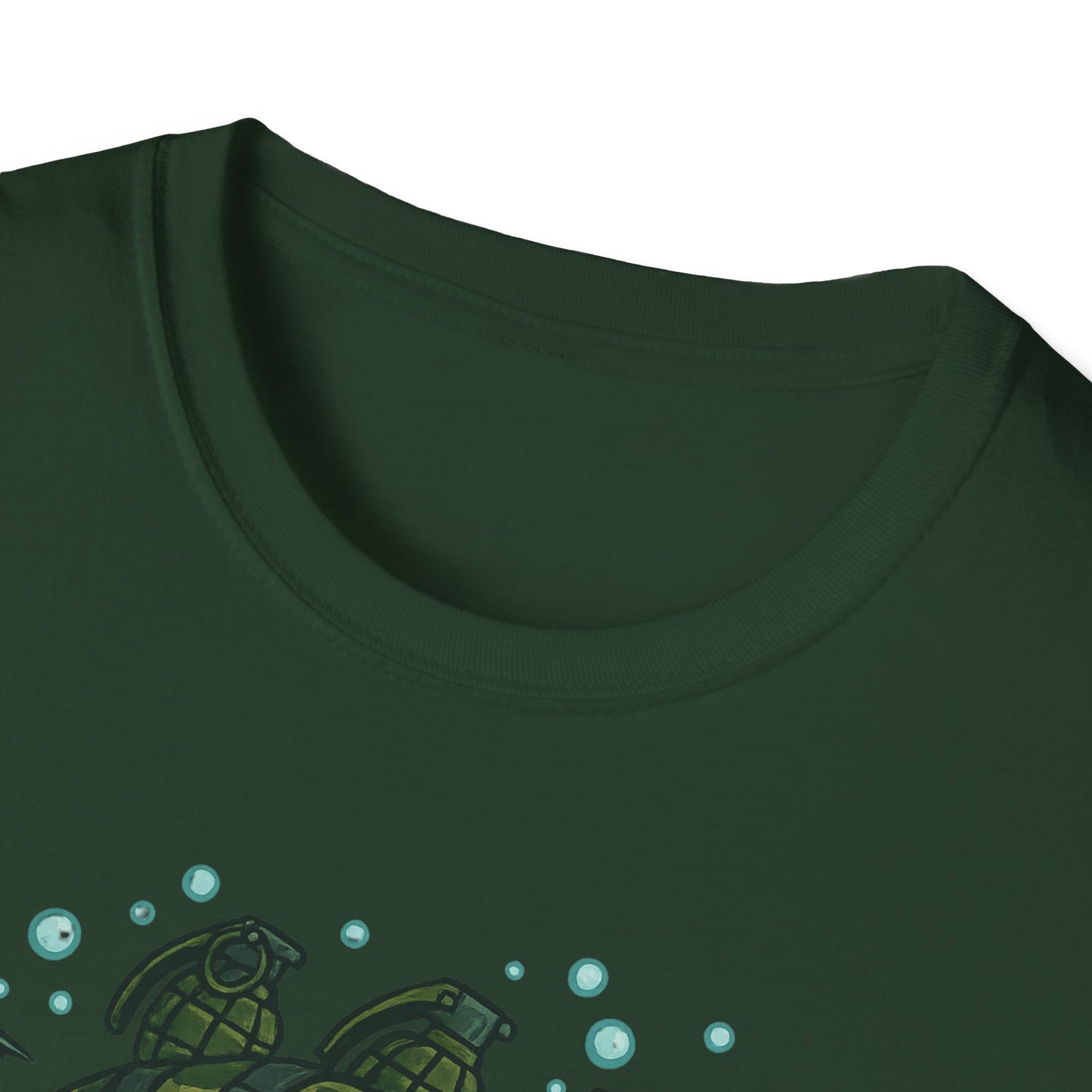 Cranky Grenade Lure Ambush Tee – Tactical Bass Fishing Cartoon Shirt