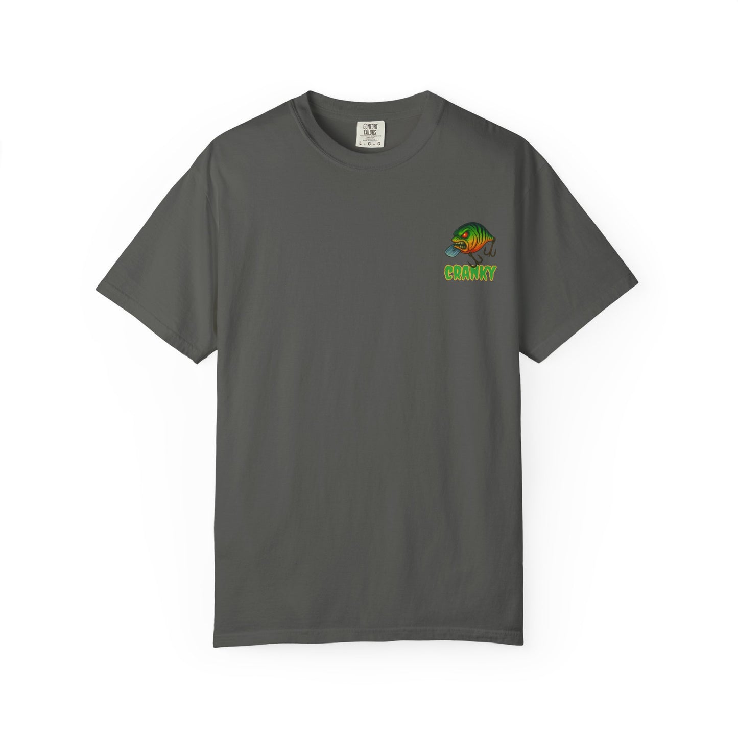 CRANKY Double Hit Tee β Front Chest Logo + Full Back Print