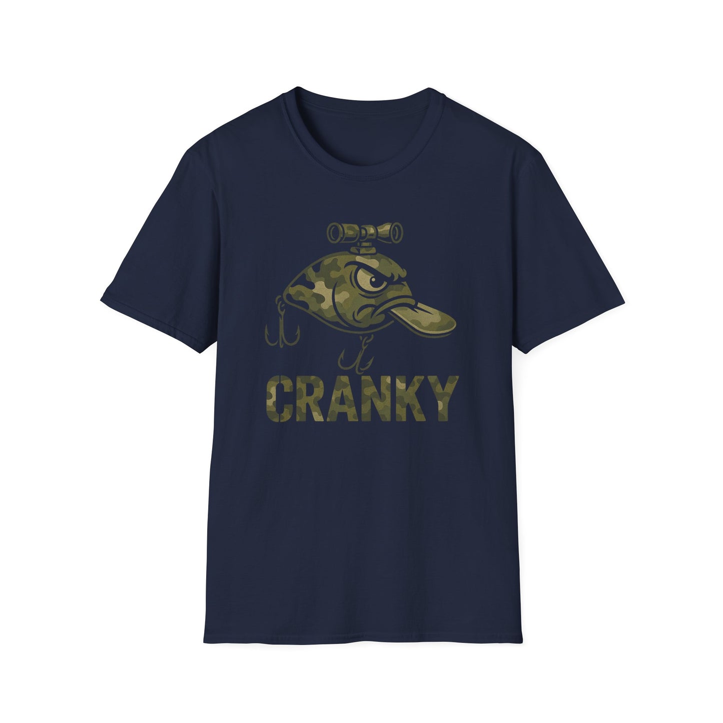 CRANKY Sniper Camo Crankbait Fishing Tee – Tactical Scope Edition