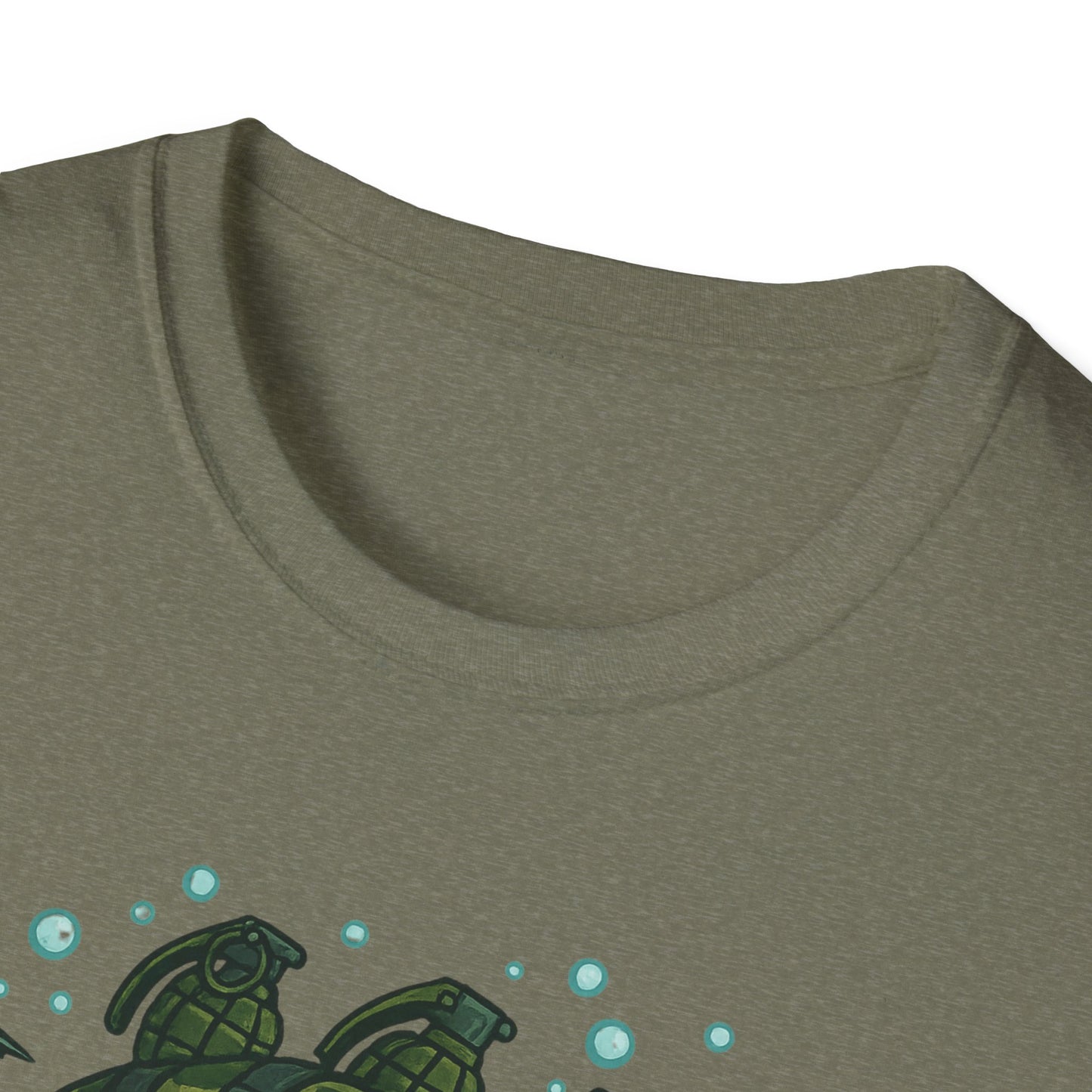 Cranky Grenade Lure Ambush Tee – Tactical Bass Fishing Cartoon Shirt