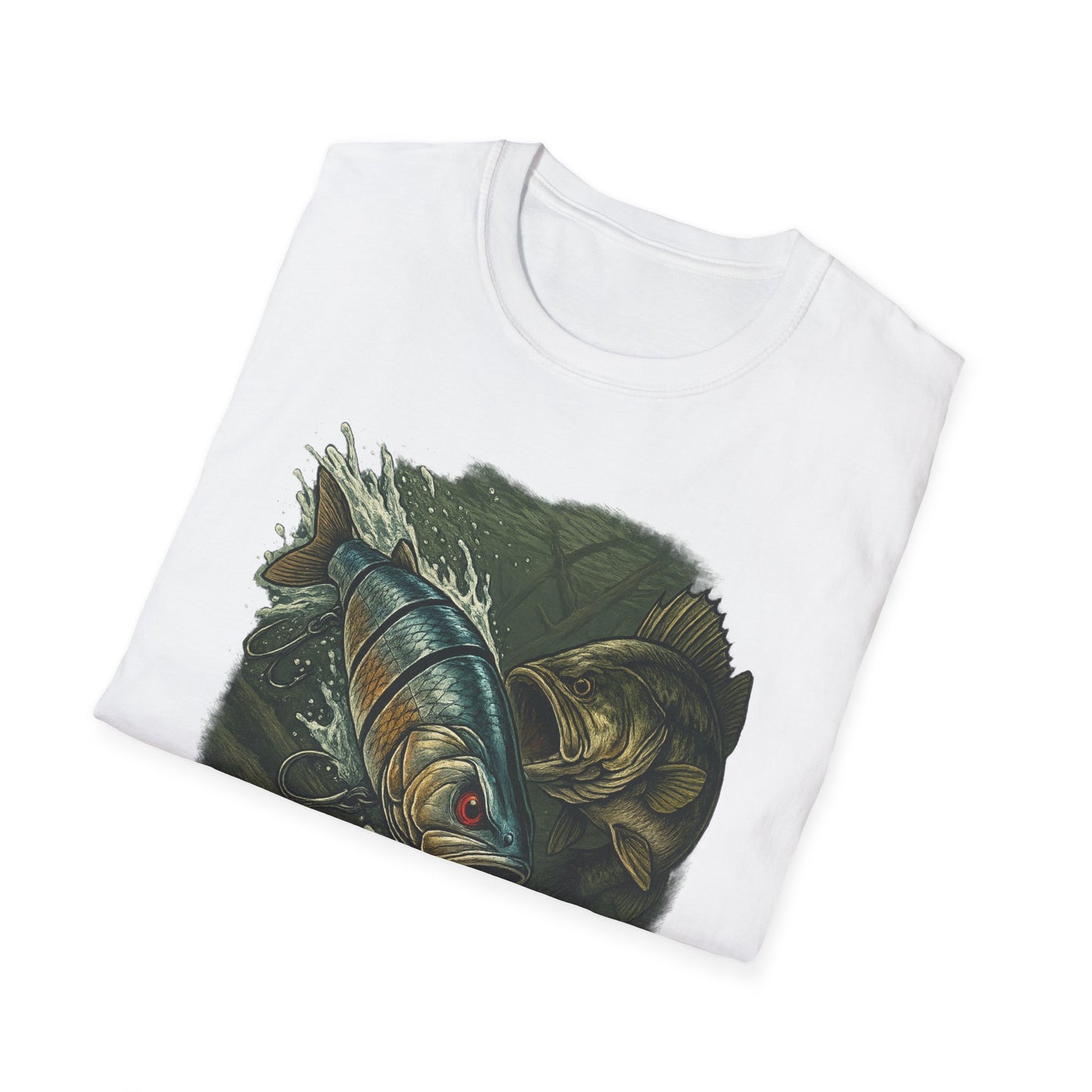 Cranky Swimbait Lure Front Logo Tee – Bass Fishing Apparel