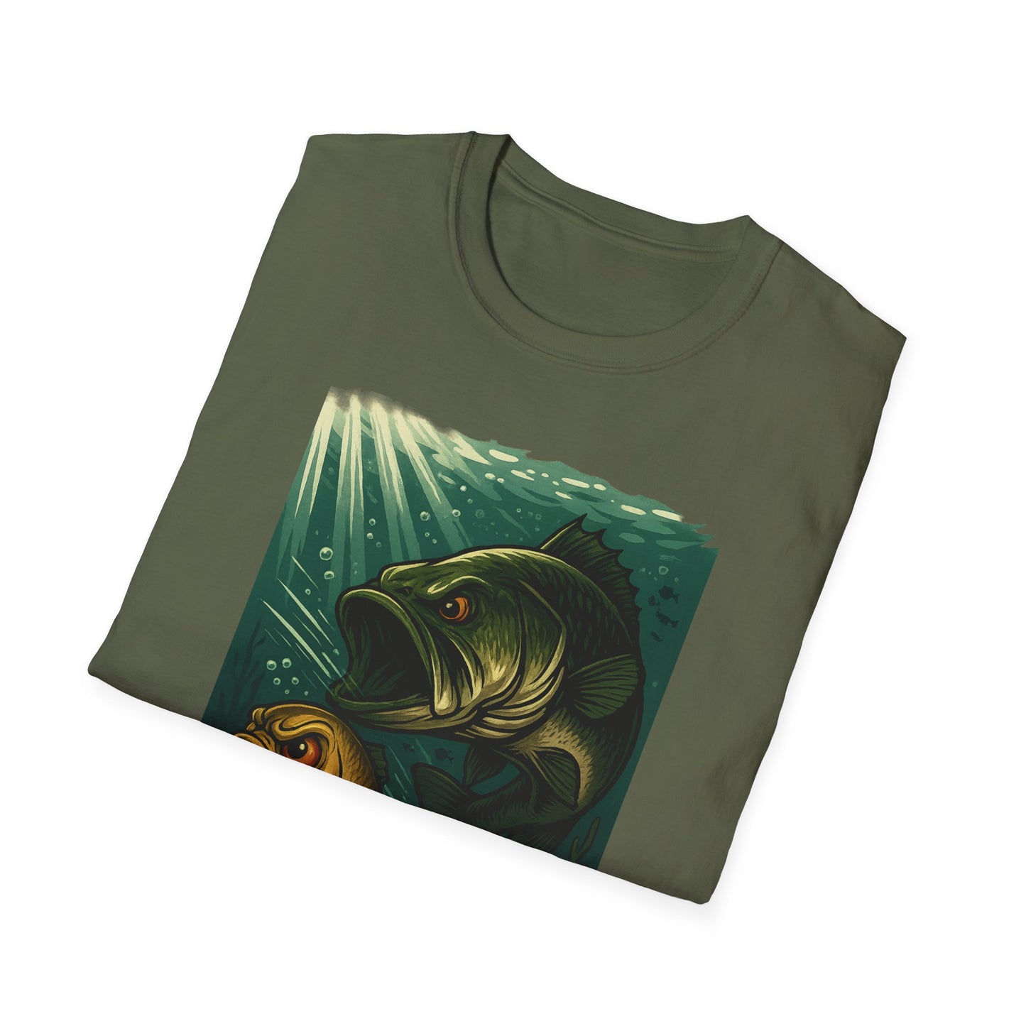 “Cranky Bass Chase – Bold Underwater Crankbait Attack Design”