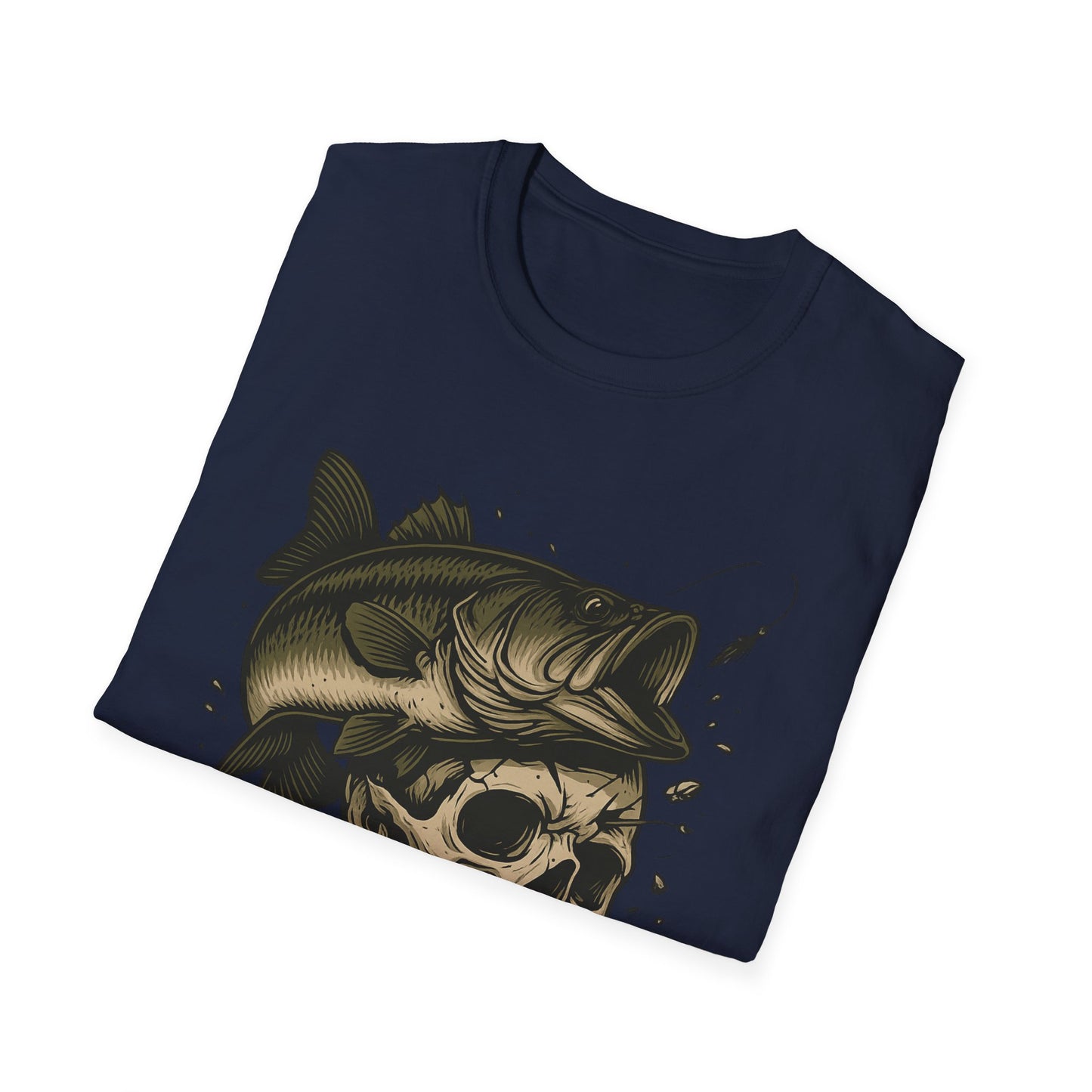 Bass to the Bone – Skull and Largemouth Fusion Fishing Shirt
