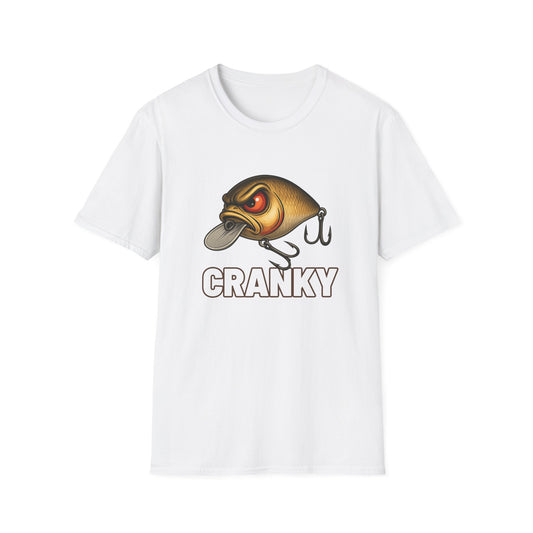 CRANKY Crankbait – Angry Lure Fishing Tee - Gold Edition
