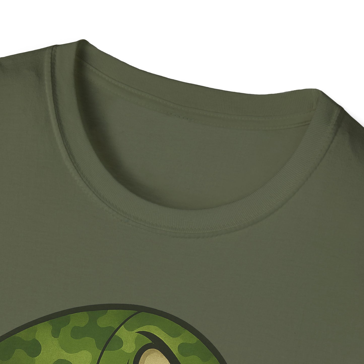 CRANKY Green Camo Crankbait Shirt – Classic Outdoor Bass Fishing Tee