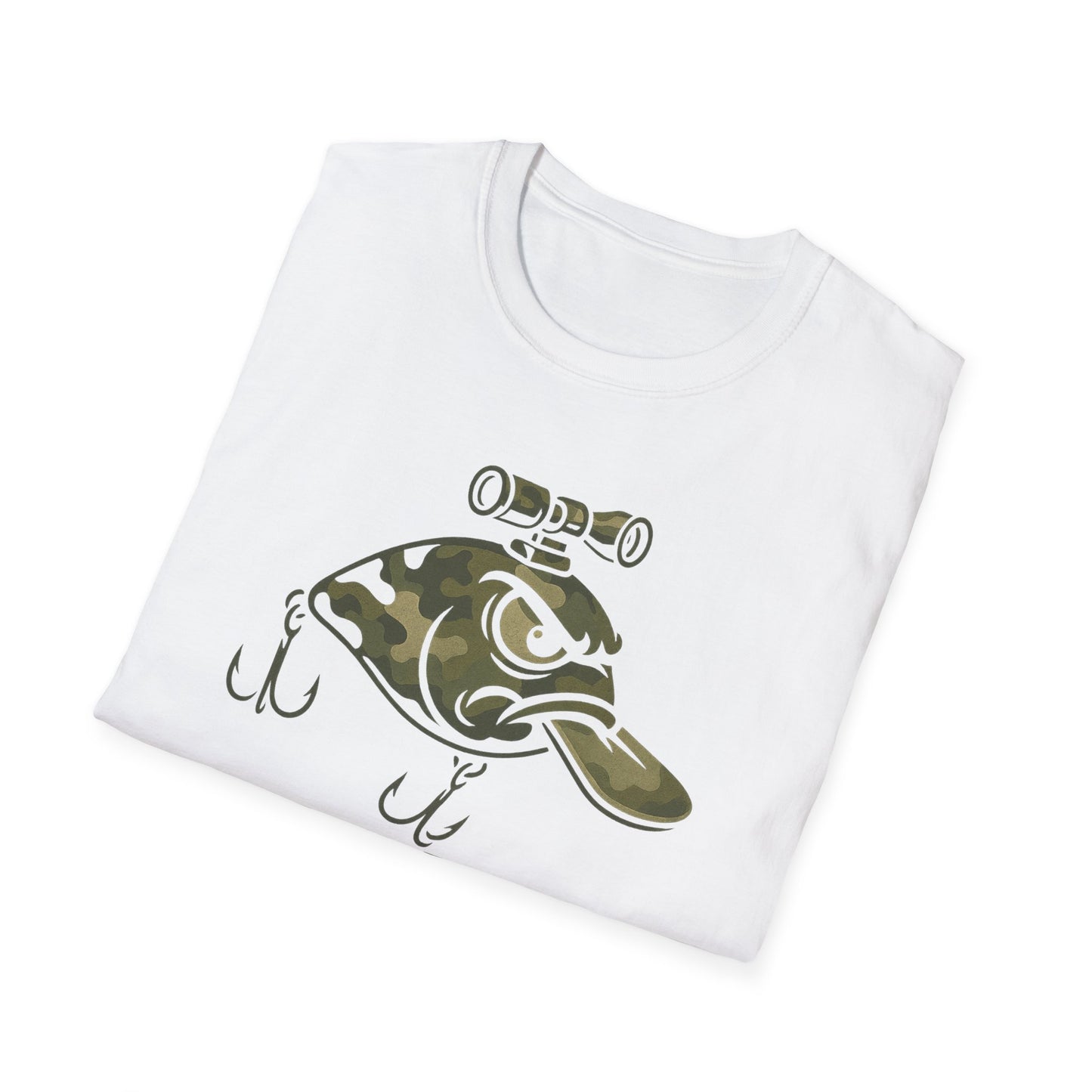CRANKY Sniper Camo Crankbait Fishing Tee – Tactical Scope Edition