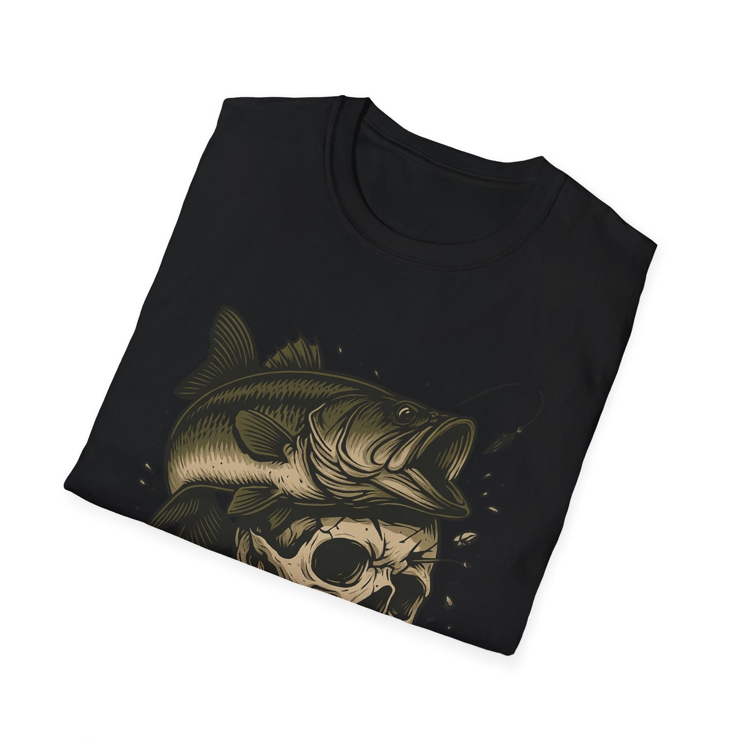Bass to the Bone – Skull and Largemouth Fusion Fishing Shirt