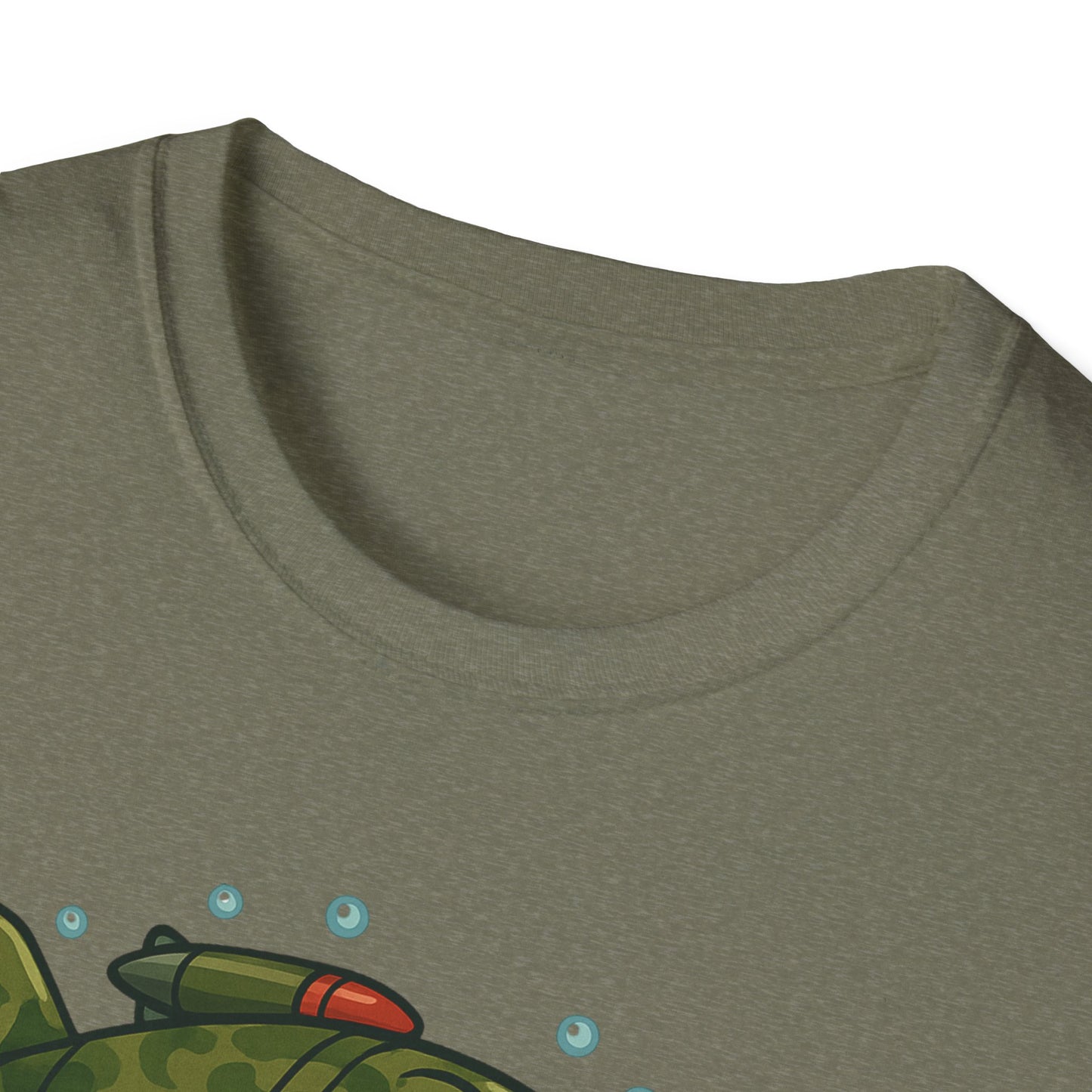 Cranky Warplane Lure vs. Bass Tee – Vintage Fighter Fishing Design