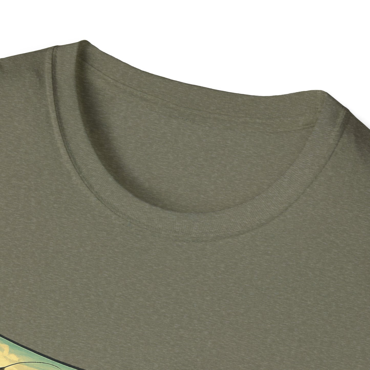 American Bass Waters Tee – USA Map Fishing Scene Shirt