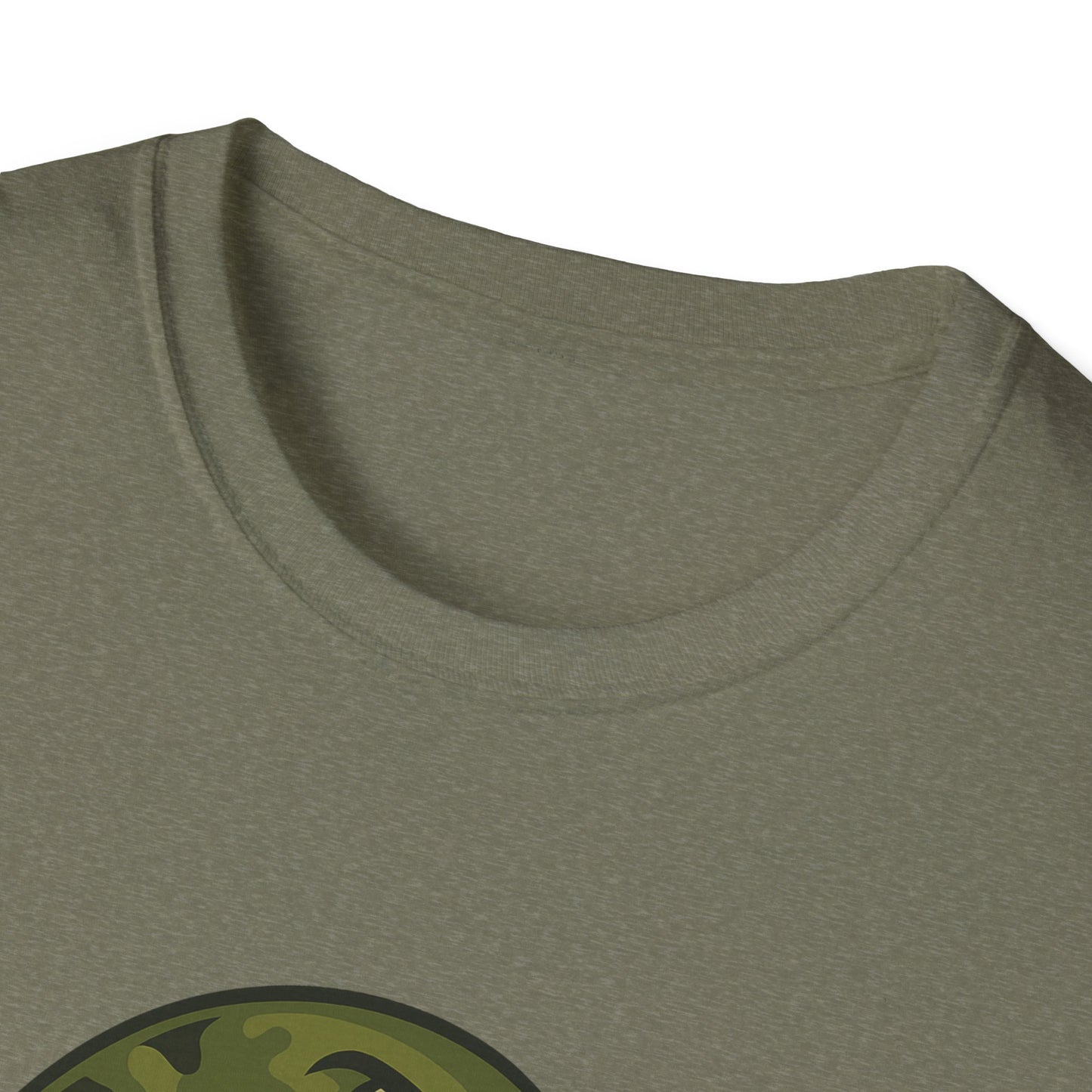 CRANKY Camo Crankbait Bass Fishing Tee – Bold Military Style Lure Design