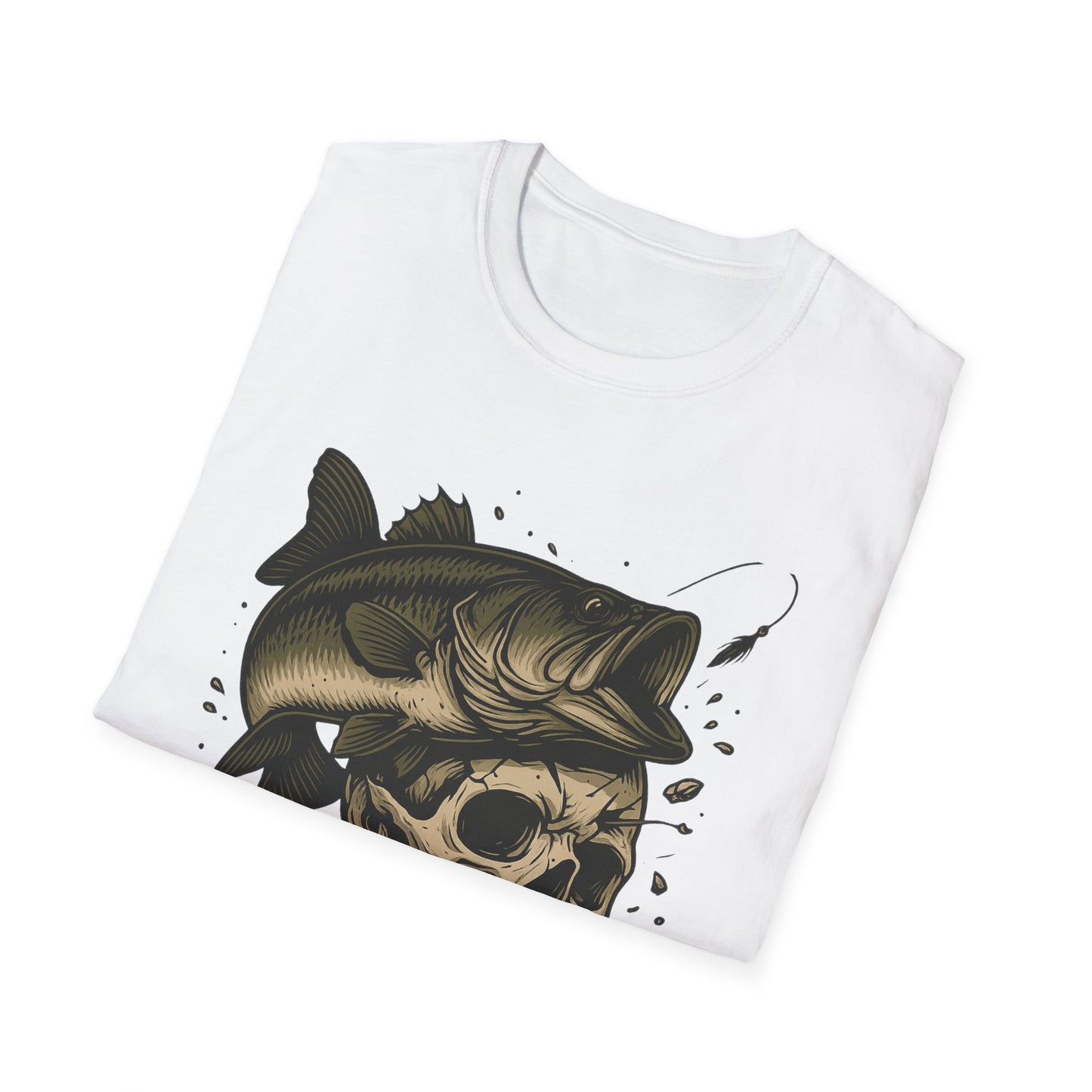 Bass to the Bone – Skull and Largemouth Fusion Fishing Shirt