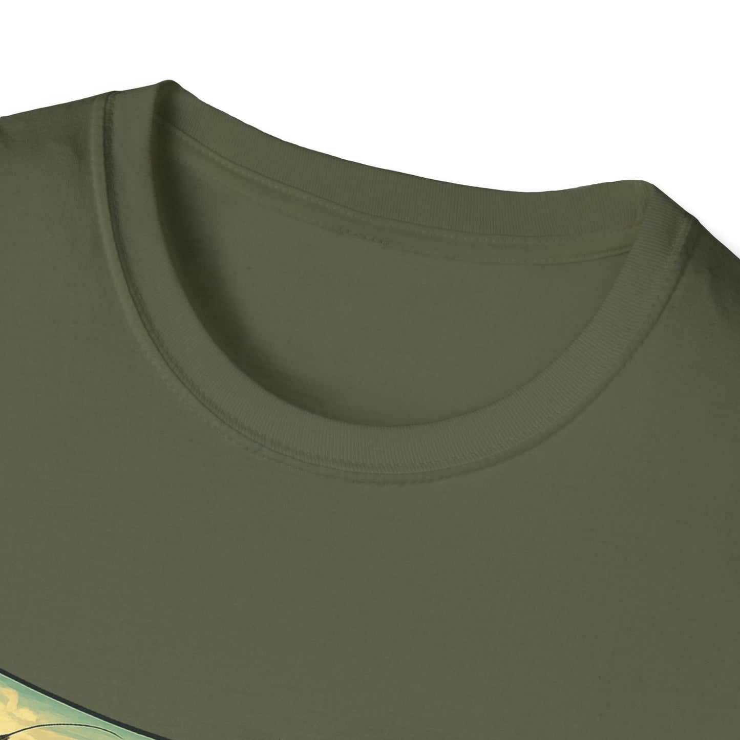 American Bass Waters Tee – USA Map Fishing Scene Shirt