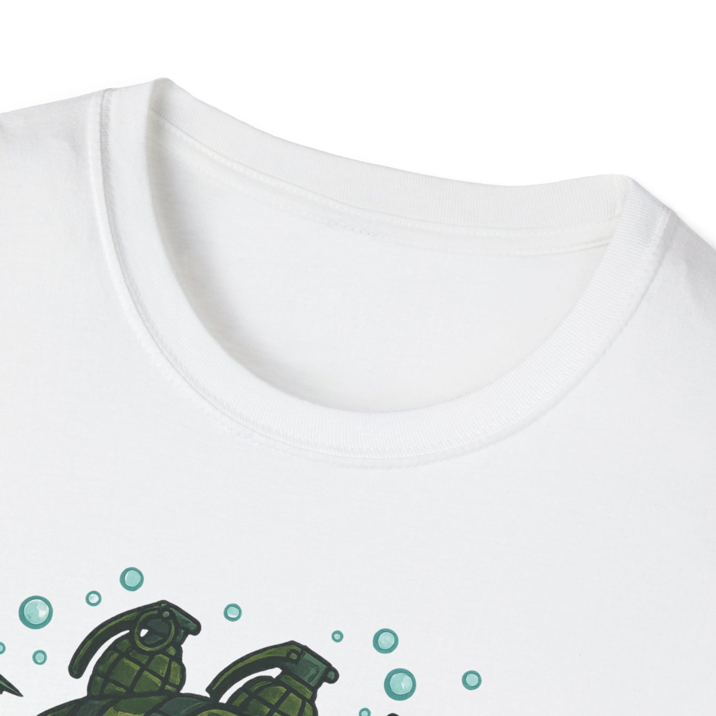 Cranky Grenade Lure Ambush Tee – Tactical Bass Fishing Cartoon Shirt