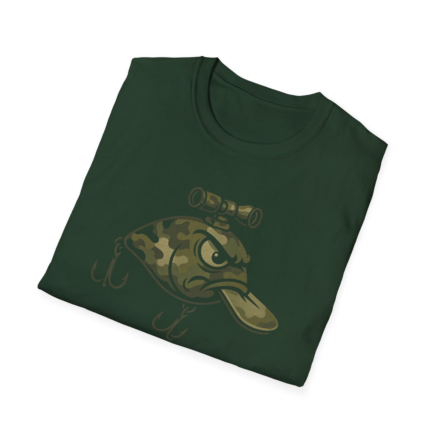 CRANKY Sniper Camo Crankbait Fishing Tee – Tactical Scope Edition