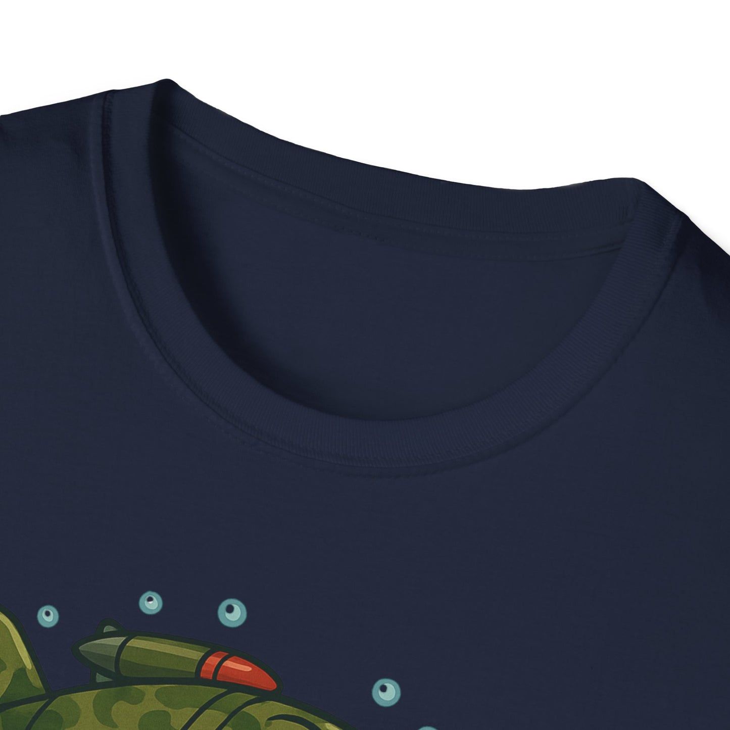 Cranky Warplane Lure vs. Bass Tee – Vintage Fighter Fishing Design