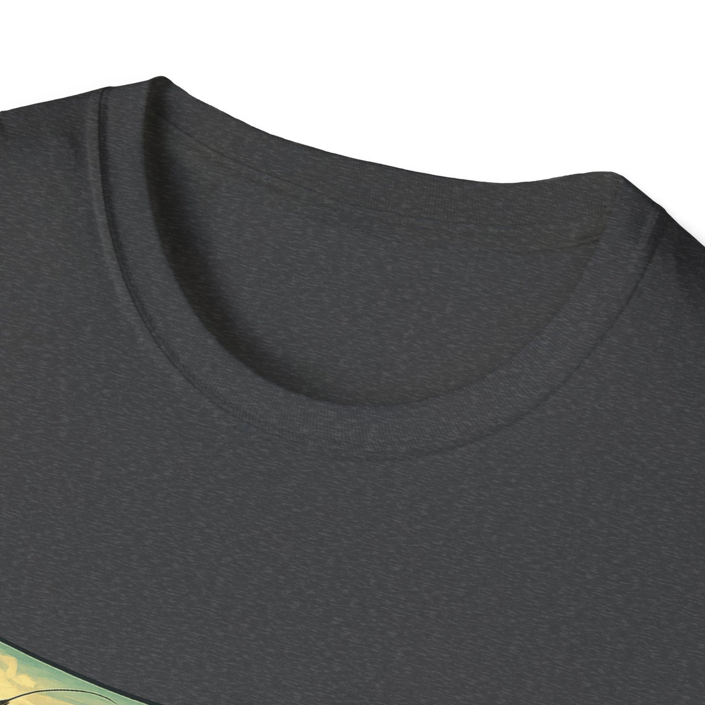 American Bass Waters Tee – USA Map Fishing Scene Shirt