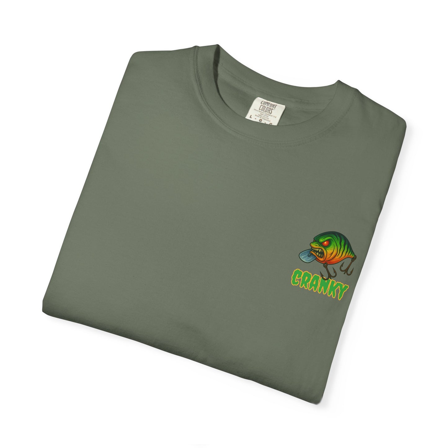 CRANKY Double Hit Tee β Front Chest Logo + Full Back Print