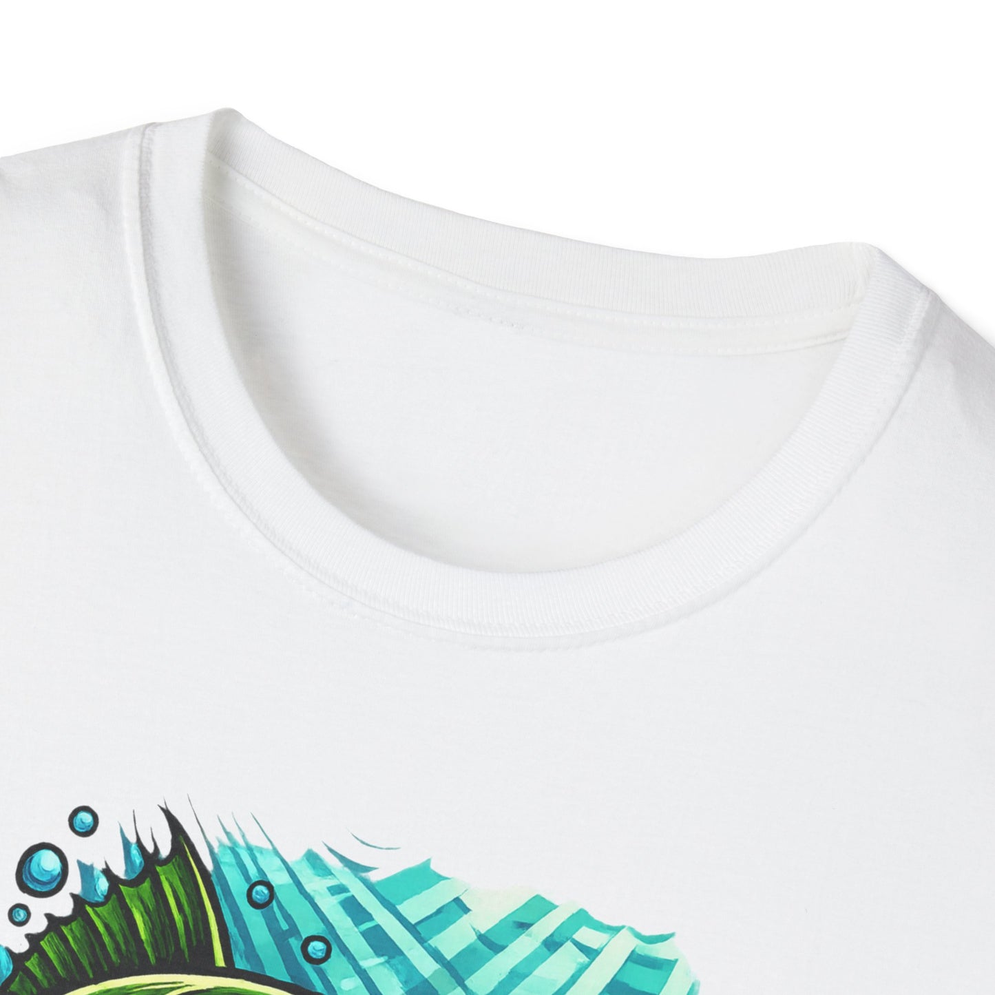 Hooked Fury – Vivid Underwater Bass Strike Fishing Shirt - Glidebait fishing
