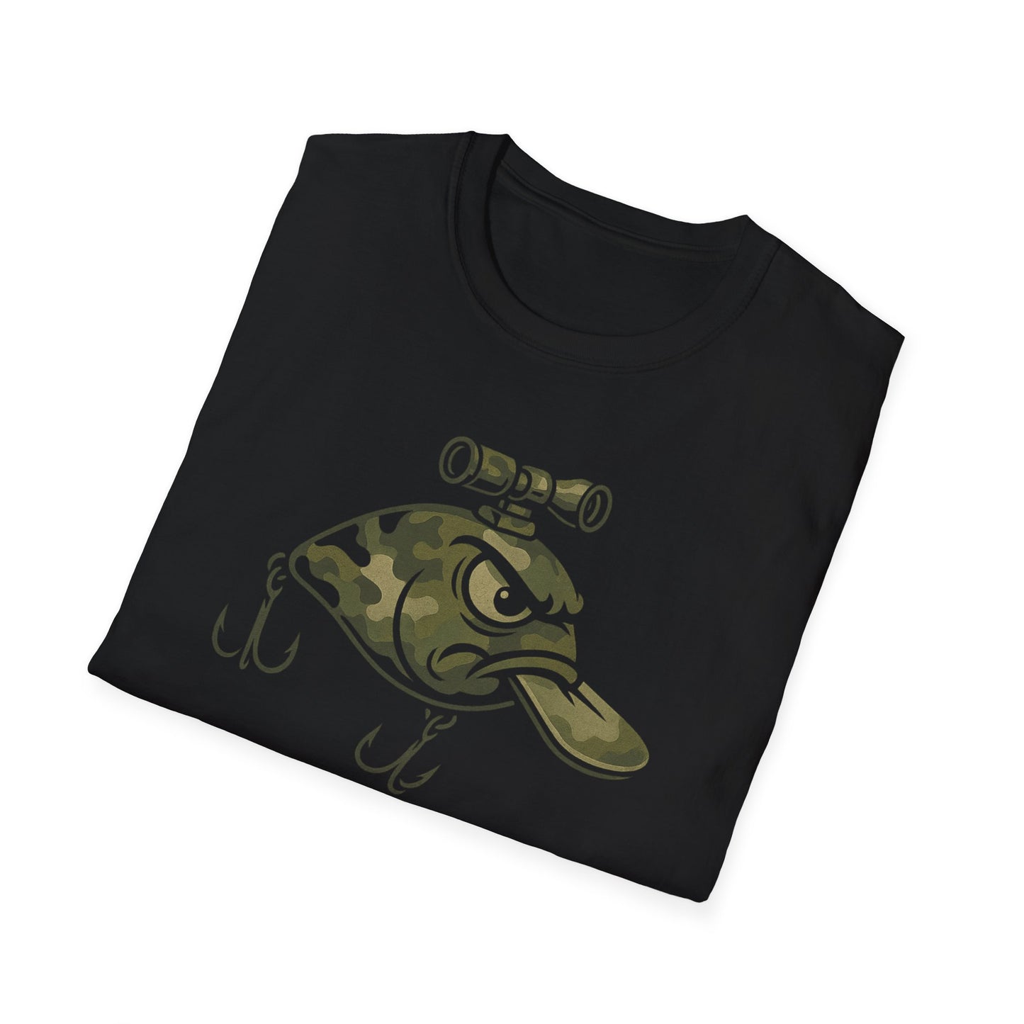 CRANKY Sniper Camo Crankbait Fishing Tee – Tactical Scope Edition
