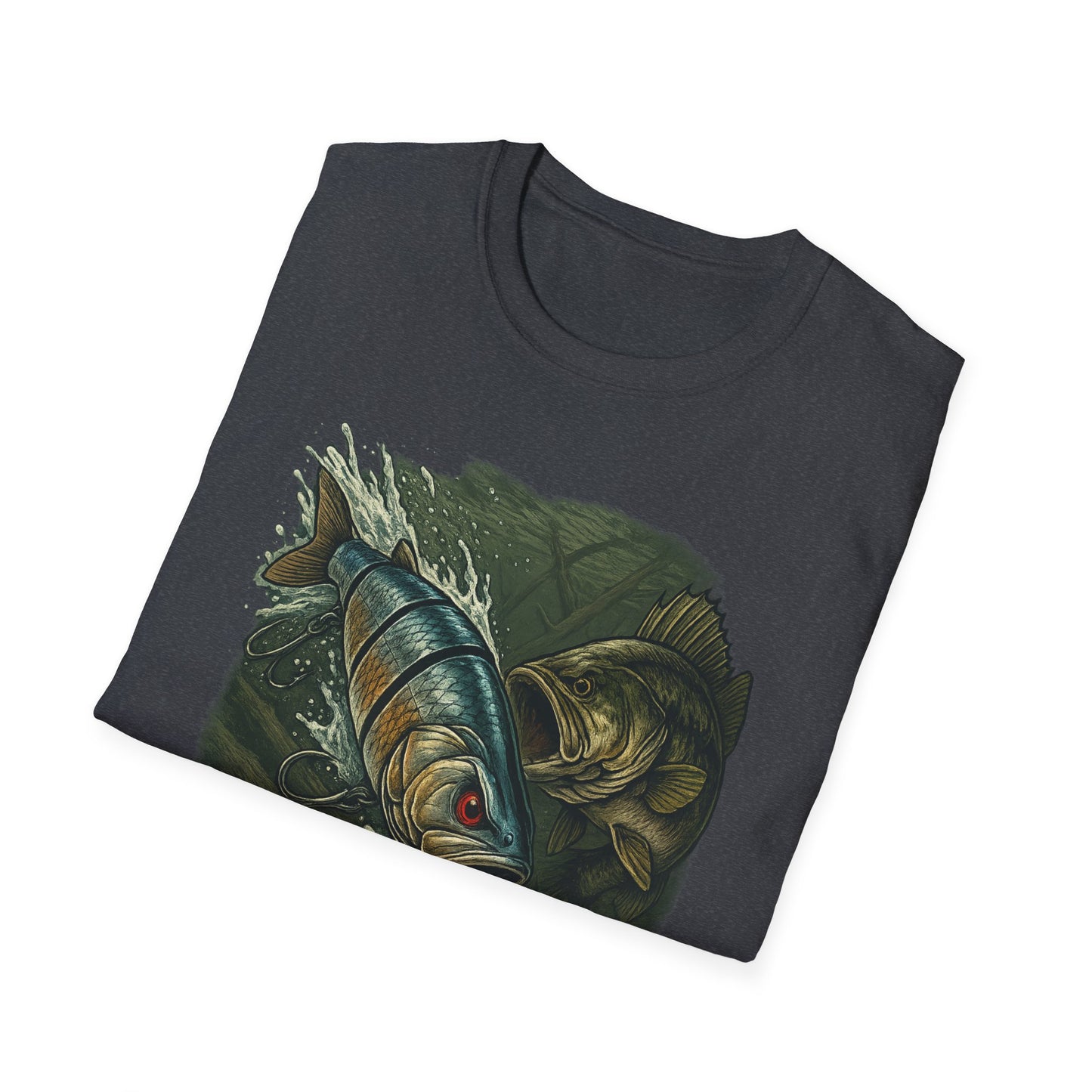 Cranky Swimbait Lure Front Logo Tee – Bass Fishing Apparel