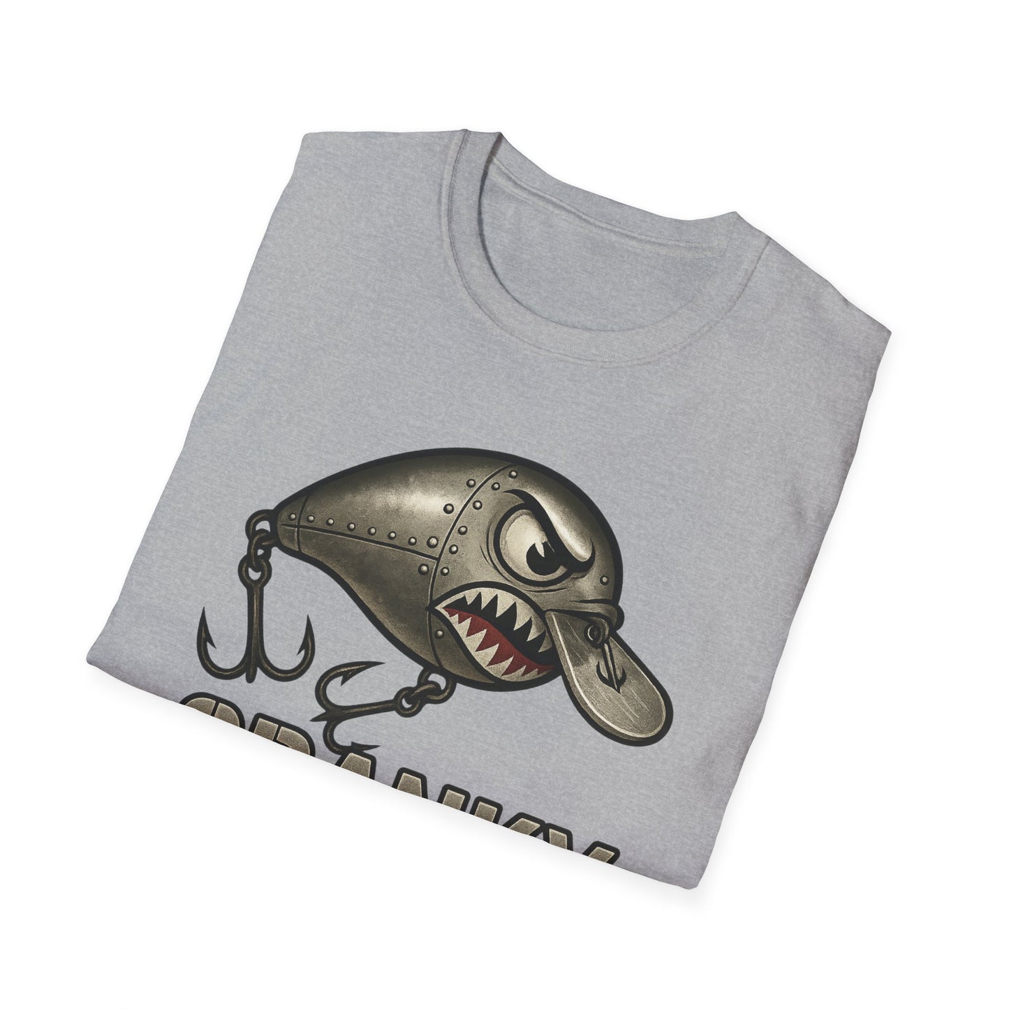 CRANKY Steel Crankbait Shirt – Industrial Bass Fishing Tee - Bomber Style