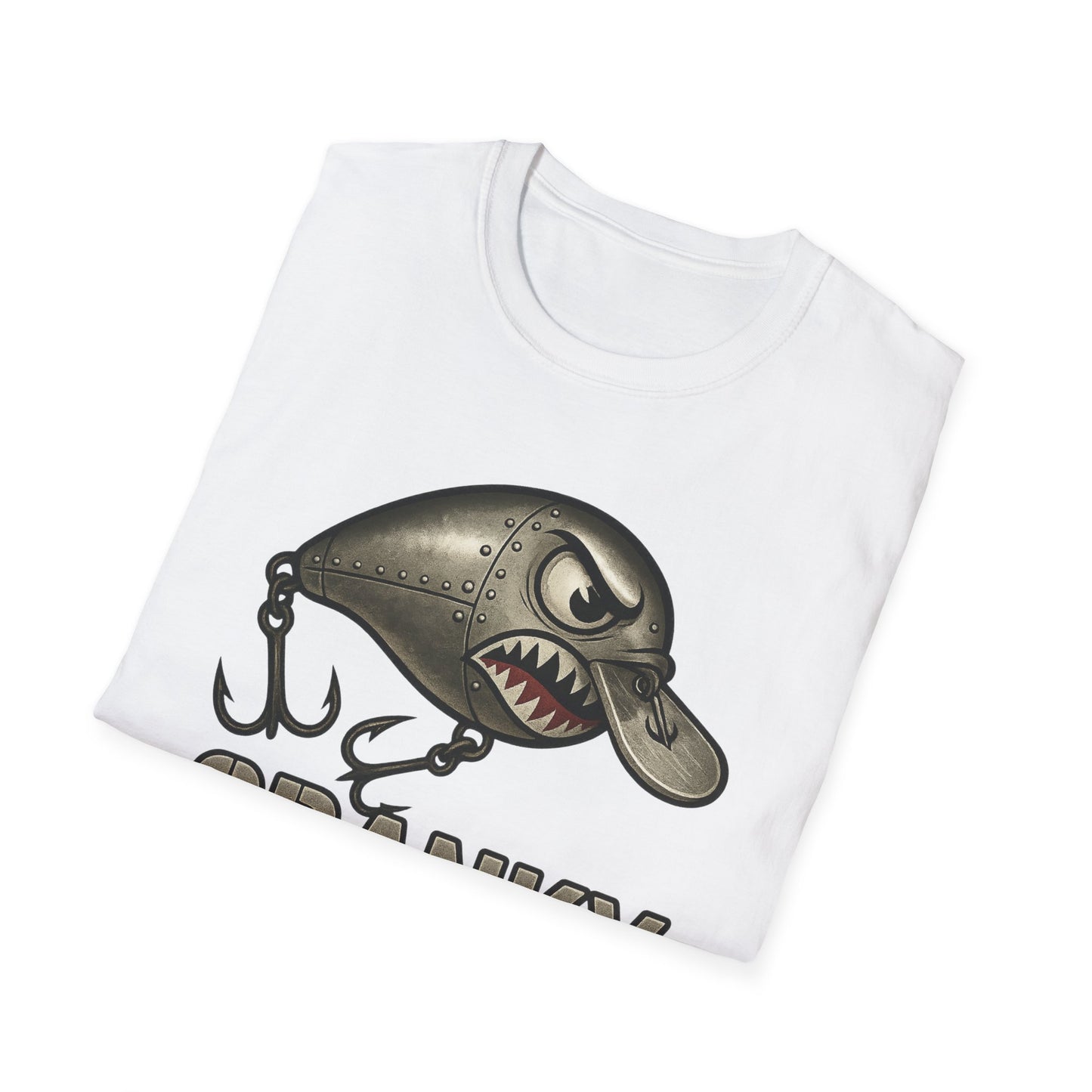 CRANKY Steel Crankbait Shirt – Industrial Bass Fishing Tee - Bomber Style