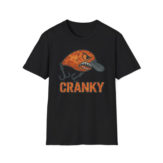 CRANKY Orange Camo Series - Crankbait Shirt – High-Heat Bass Fishing Tee - Bomber Style